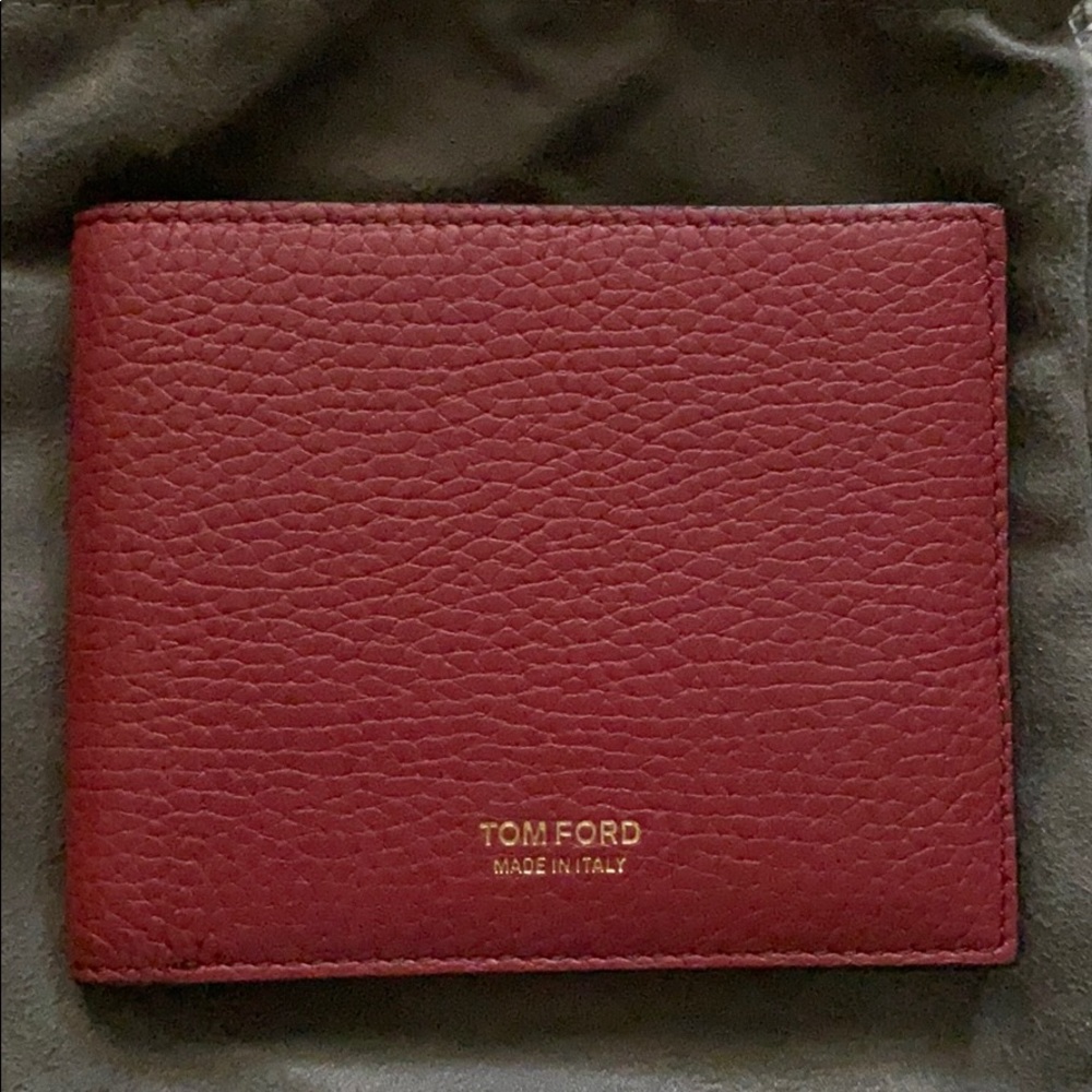 TOM FORD Full-Grain Leather Billfold Wallet